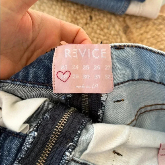 REVICE DENIM Zip up Jean shorts - Picture 5 of 6